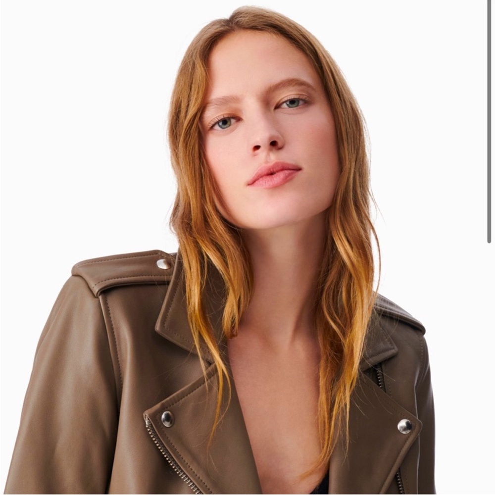 IRO Ashville brown genuine leather jacket